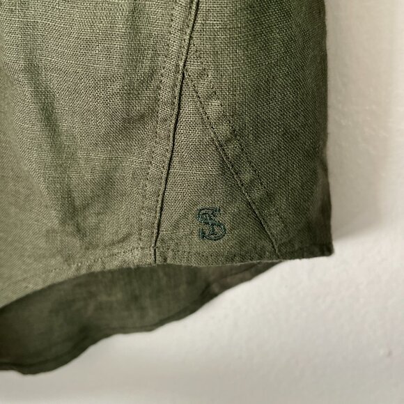 Todd Snyder Baird Mcnutt Irish Linen Point Collar Shirt Size S - Picture 6 of 6